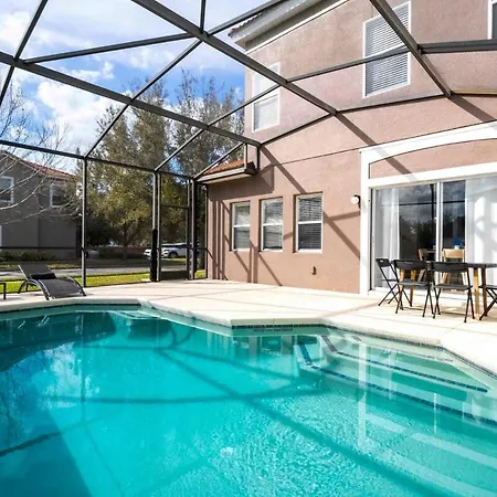 Four Bedroom W/ Screened Pool Close To Disney 4572 Kissimmee Exterior photo